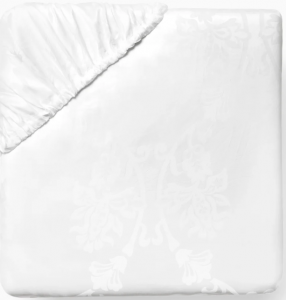 Sferra Sferra Giza 45 Lido White King Fitted Sheet 78X80X17