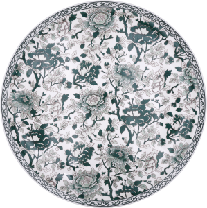 Gien Pivoines Vertes Large Wall Platter