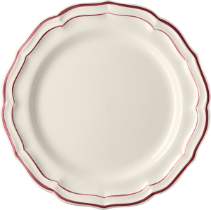 Gien Filet Bordeaux Dessert Plate - 9"