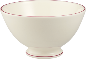 Gien Filet Bordeaux Bowl Large - 6" Diameter