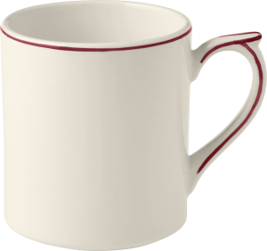 Gien Filet Bordeaux Mug - 8.5oz.