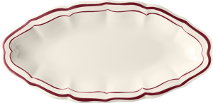 Gien Filet Bordeaux Pickle Dish