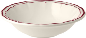 Gien Filet Bordeaux Cereal Bowl