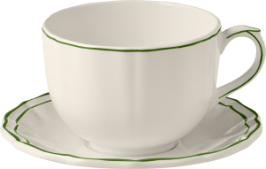 Gien Filet Fern  Jumbo Cup & Saucer