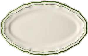Gien Filet Fern Oval Platter -16"