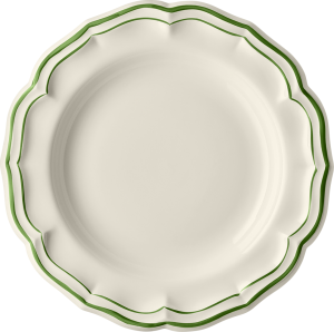 Gien Filet Fern  Round Deep Dish - 12.25"