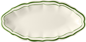 Gien Filet Fern Pickle Dish - 9"