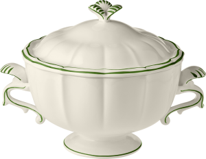 Gien Filet Fern Soup Tureen - 4 Qt