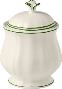 Gien Filet Fern Sugar Bowl - 10 oz.