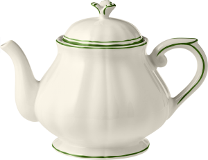Gien Filet Fern Teapot - 36 oz.