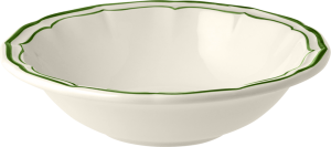 Gien Filet Fern Cereal Bowl - 7"