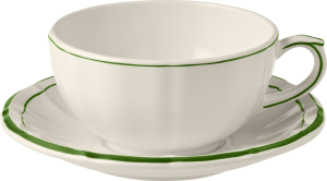 Gien Filet Fern Breakfast Saucer (ONLY)