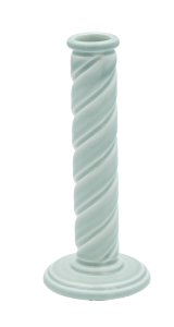 Gien Berlingot Candleholder Celadon - 7.5"