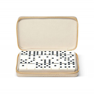 AERIN Enzo Travel Domino Set - Fawn