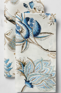 Sferra Pondicherry Sea Dinner Napkin 22X22 - Set 4