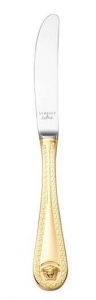Versace Medusa Gold Table Knife Gold Plated