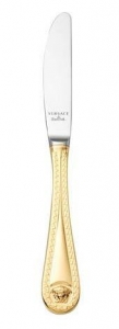 Versace Medusa Gold Dessert Knife Gold Plated