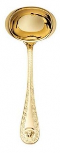 Versace Medusa Gold Sauce Ladle Gold Plated