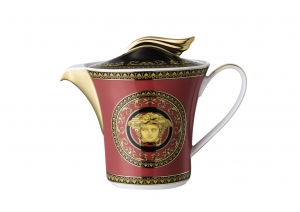Versace Medusa Red Tea Pot - 43 oz.