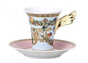 Versace Butterfly Garden Coffee Cup + Saucer - 6oz.