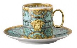 Versace La Scala del Palazzo Verde Coffee Cup & Saucer