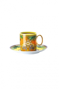 Versace Jungle Animalier Coffee Cup & Saucer