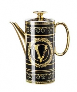 Versace Virtus Gala Black Coffee Pot