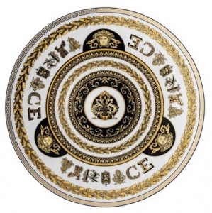 Versace Virtus Gala Alphabet Service Plate - A