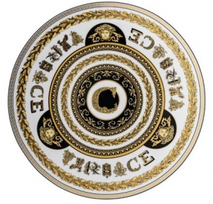 Versace Virtus Gala Alphabet Service Plate - C