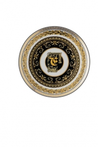 Versace Virtus Gala Alphabet Bread & Butter Plate - F