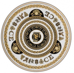 Versace Virtus Gala Alphabet Service Plate - F