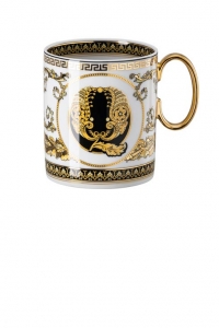 Versace Virtus Gala Alphabet Mug With Handle - Q