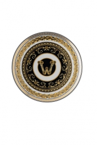Versace Virtus Gala Alphabet Bread & Butter Plate - W