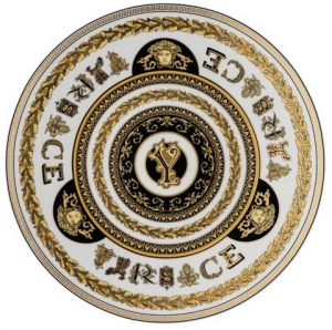 Versace Virtus Gala Alphabet Service Plate -Y