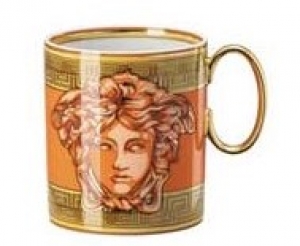Versace Medusa Amplified Orange Coin Mug