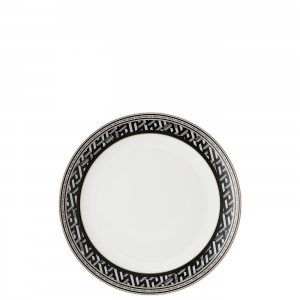 Versace La Greca Signature Black Salad Plate - 8.25"