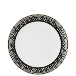 Versace La Greca Signature Black Dinner Plate - 11"
