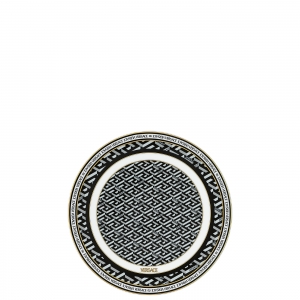 Versace La Greca Signature Black Tray -Trivet / Lid for Bowl