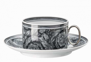 Versace Barocco Haze Tea Cup & Saucer - 7 oz.