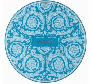 Versace Barocco Teal Service Plate - 13"