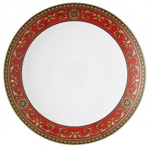 Versace Medusa Red Modern Gourmet Plate - 11"