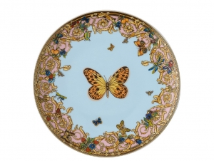 Versace Butterfly Garden Modern Bread + Butter Plate - 6.7"