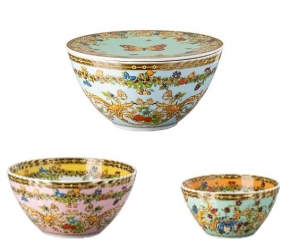 Versace Butterfly Garden Modern 4 Piece Bowl Set