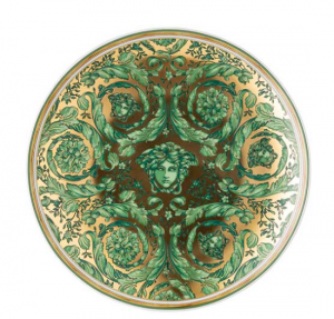 Versace Medusa Garland Green Bread & Butter Plate - 6 2/3"