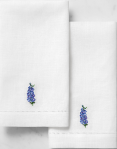 SFERRA Fiorenza Larkspur / July Guest Towels - Set 2