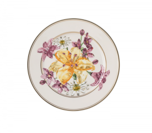 Rosenthal x Swarovski Idyllia Bread Plate / Bouquet - 7"