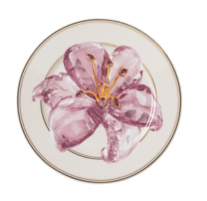 Rosenthal x Swarovski Idyllia Bread Plate / Lily - 7"