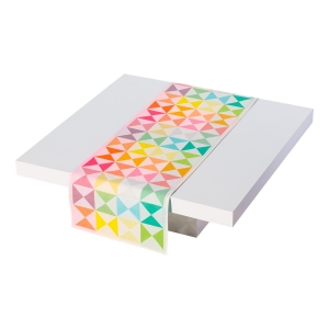 Le Jacquard Francais Origami Multicolor Runner- 20 x 59