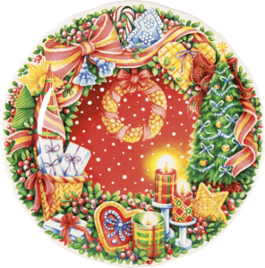Gien 2026 Annual Fantasy Christmas Plate