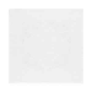 Le Jacquard Francais Bosphore Blanc Napkin - 23" x 23" / Set 4